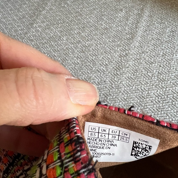 Tom’s Striped Wedge Sandals - Picture 5 of 5